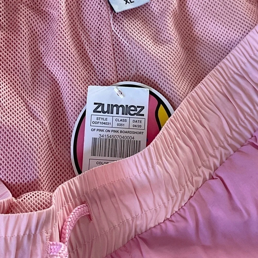 Zumiez pink on pink board shorts